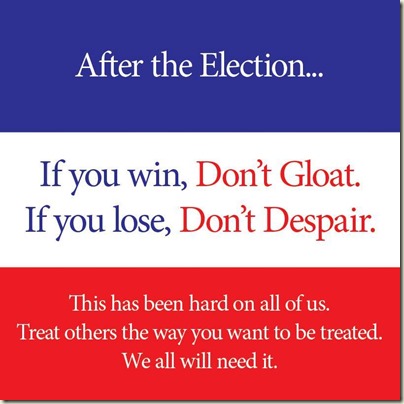 Don't Gloat or Despair